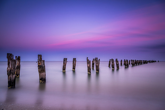 Pink Sky over Jetty