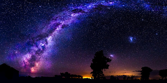 Milky Way over the Farm