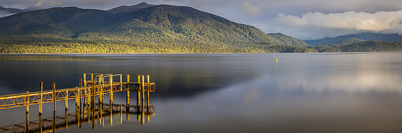 Sunrise over Lake Te Anau