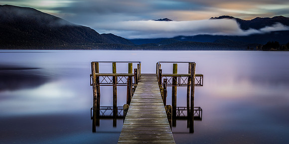 Pier on Lake Te Anau