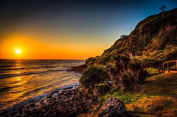 Dawn over the Sea