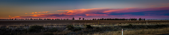 Sunset over the Tracks